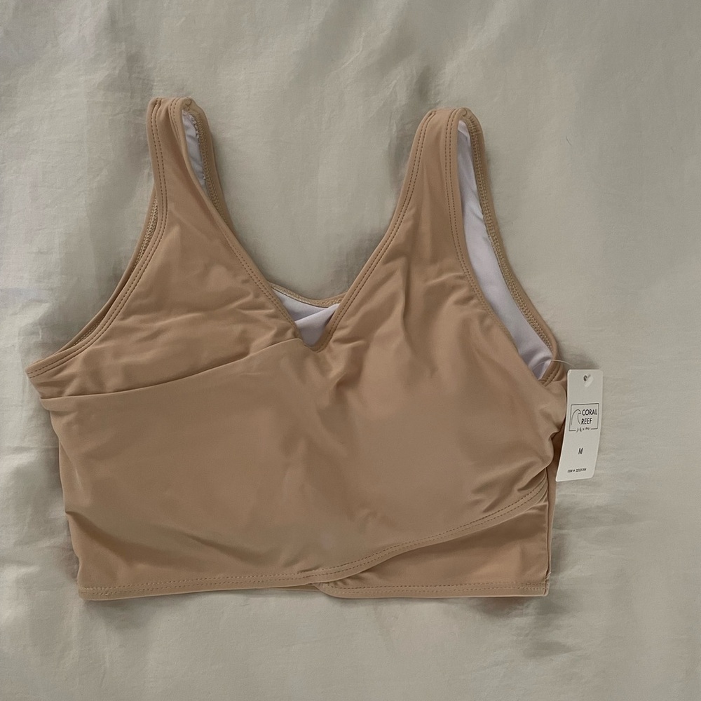Chic Tan swim top for Women Coral Reef